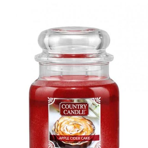 ŚWIECA ZAPACHOWA COUNTRY CANDLE ŚREDNIA APPLE CIDER CAKE