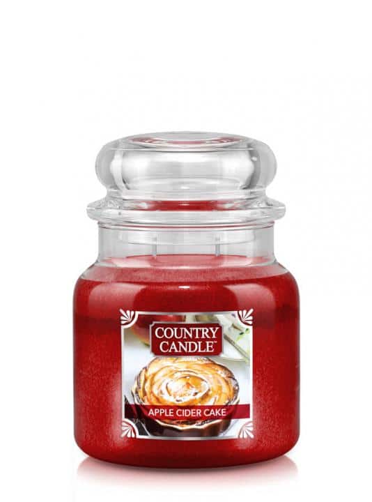 ŚWIECA ZAPACHOWA COUNTRY CANDLE ŚREDNIA APPLE CIDER CAKE