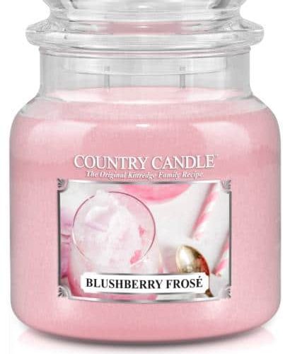 ŚWIECA ZAPACHOWA COUNTRY CANDLE ŚREDNIA BLUSHBERRY FROSE