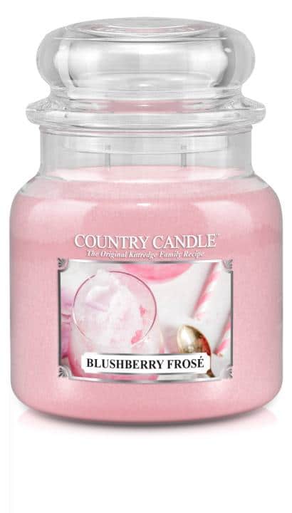 ŚWIECA ZAPACHOWA COUNTRY CANDLE ŚREDNIA BLUSHBERRY FROSE