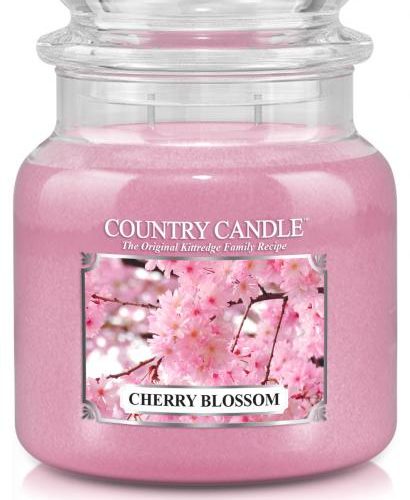 ŚWIECA ZAPACHOWA COUNTRY CANDLE ŚREDNIA CHERRY BLOSSOM