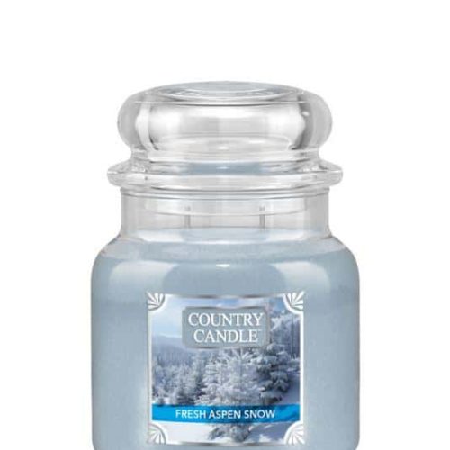 ŚWIECA ZAPACHOWA COUNTRY CANDLE ŚREDNIA FRESH ASPEN SNOW