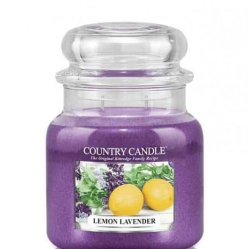 ŚWIECA ZAPACHOWA COUNTRY CANDLE ŚREDNIA LEMON LAVENDER