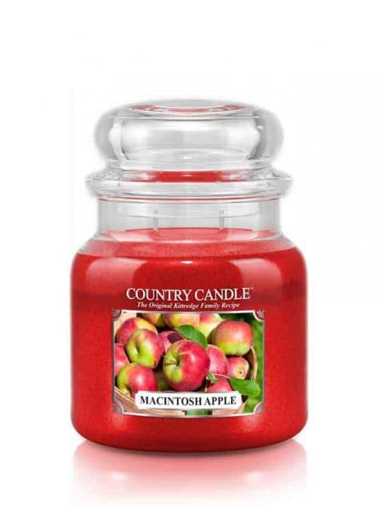 ŚWIECA ZAPACHOWA COUNTRY CANDLE ŚREDNIA MACINTOSH APPLE