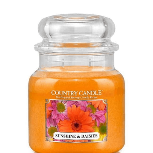 ŚWIECA ZAPACHOWA COUNTRY CANDLE ŚREDNIA SUNSHINE AND DAISIES