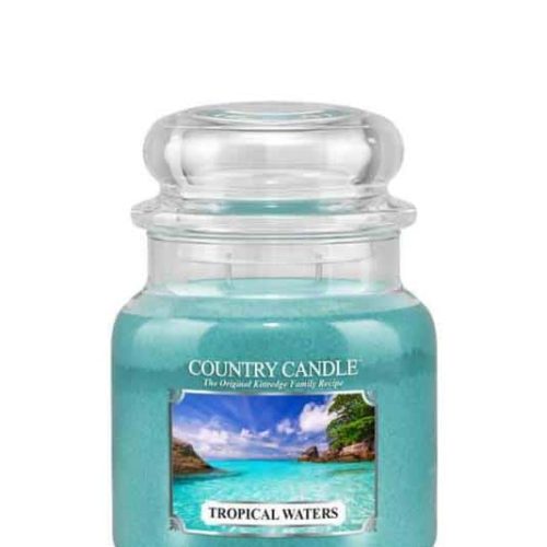 ŚWIECA ZAPACHOWA COUNTRY CANDLE ŚREDNIA TROPICAL WATERS