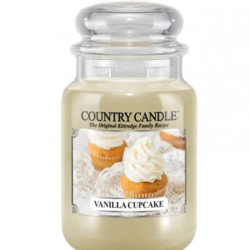 ŚWIECA ZAPACHOWA COUNTRY CANDLE DUŻA VANILLA CUPCAKE