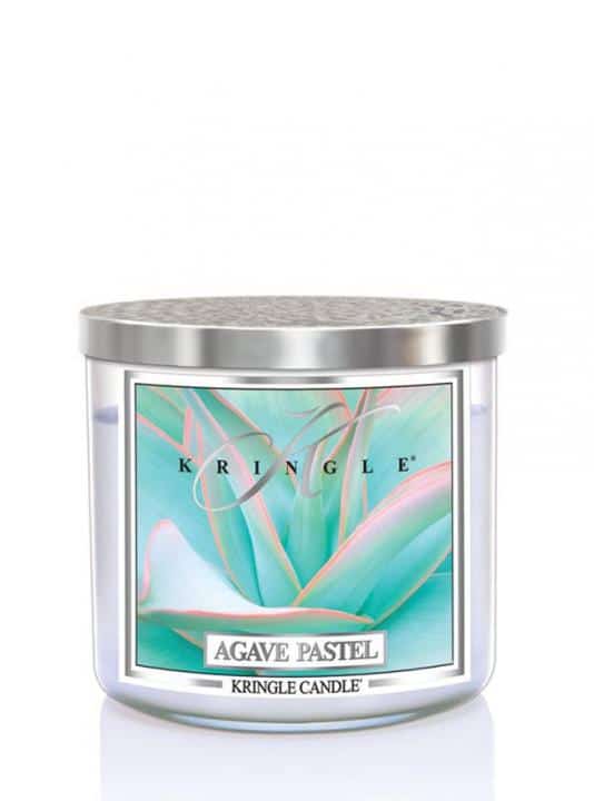 ŚWIECA ZAPACHOWA KRINGLE CANDLE ŚREDNIA AGAVE PASTEL