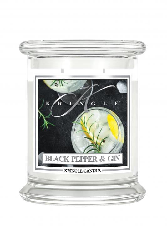 ŚWIECA ZAPACHOWA KRINGLE CANDLE ŚREDNIA BLACK PEPPER GIN