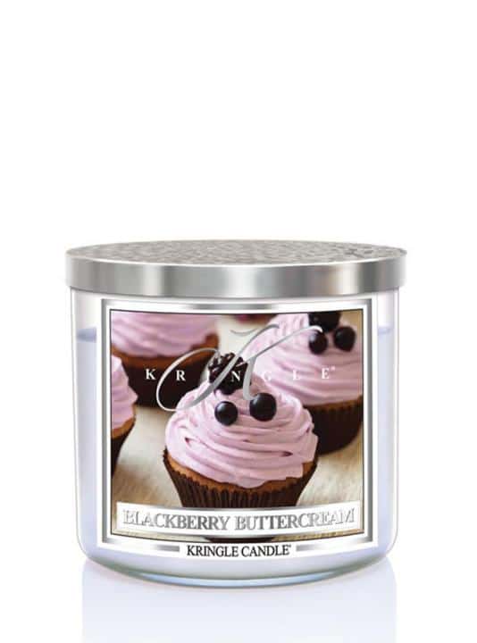 ŚWIECA ZAPACHOWA KRINGLE CANDLE ŚREDNIA BLACKBERRY BUTTERCREAM
