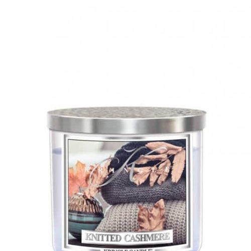 ŚWIECA ZAPACHOWA KRINGLE CANDLE ŚREDNIA KNITTED CASHMER