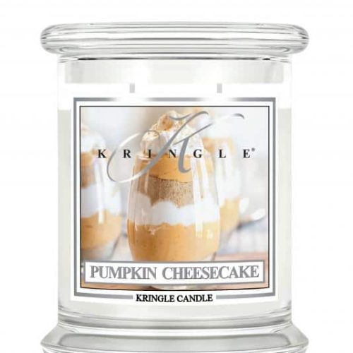 ŚWIECA ZAPACHOWA KRINGLE CANDLE ŚREDNIA PUMPKIN CHEESECAKE