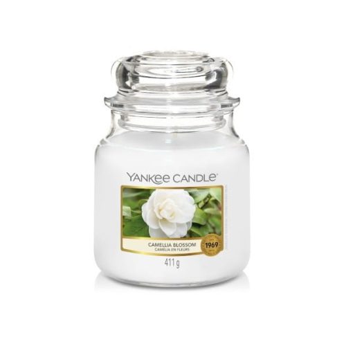 ŚWIECA ZAPACHOWA YANKEE CANDLE ŚREDNIA CAMELLIA BLOSSOM