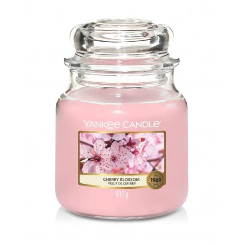 ŚWIECA ZAPACHOWA YANKEE CANDLE ŚREDNIA CHERRY BLOSSOM