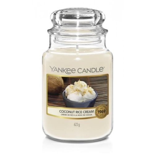 ŚWIECA ZAPACHOWA YANKEE CANDLE DUŻA COCONUT RICE CREAM
