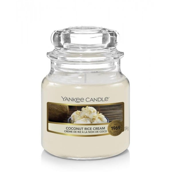 ŚWIECA ZAPACHOWA YANKEE CANDLE MAŁA COCONUT RICE CREAM