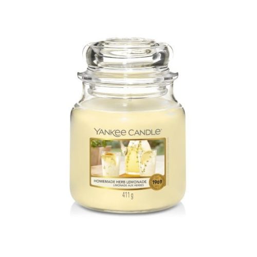 ŚWIECA ZAPACHOWA YANKEE CANDLE ŚREDNIA HOMEMADE HERB LEMONADE