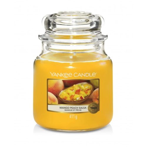 ŚWIECA ZAPACHOWA YANKEE CANDLE ŚREDNIA MANGO PEACH SALSA