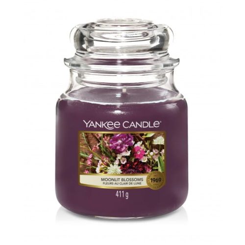 ŚWIECA ZAPACHOWA YANKEE CANDLE ŚREDNIA MOONLIT BLOSSOMS