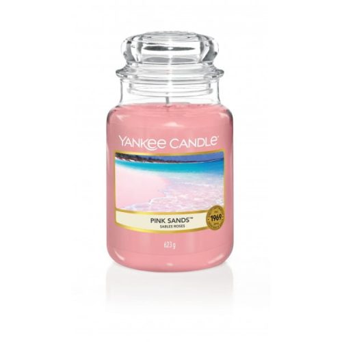 ŚWIECA ZAPACHOWA YANKEE CANDLE DUŻA PINK SANDS