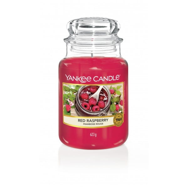 ŚWIECA ZAPACHOWA YANKEE CANDLE DUŻA RED RASPBERRY