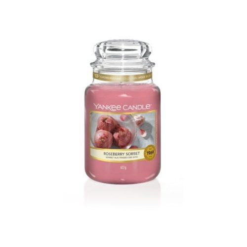 ŚWIECA ZAPACHOWA YANKEE CANDLE DUŻA ROSEBERRY SORBET