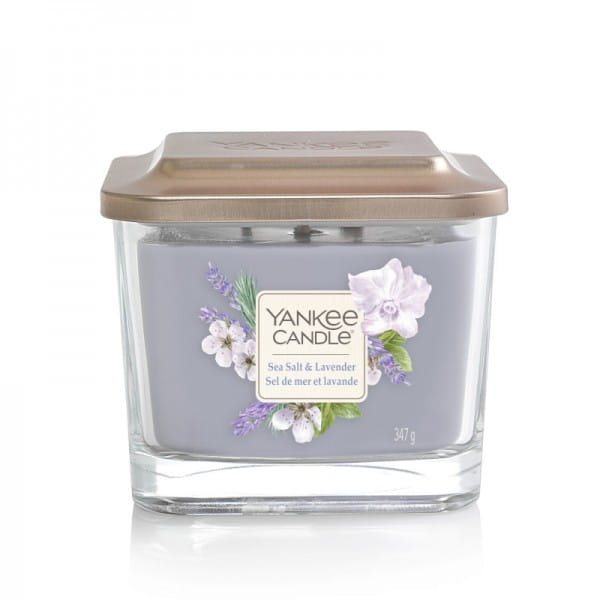 ŚWIECA ZAPACHOWA YANKEE CANDLE ŚREDNIA SEA SALT LAVENDER