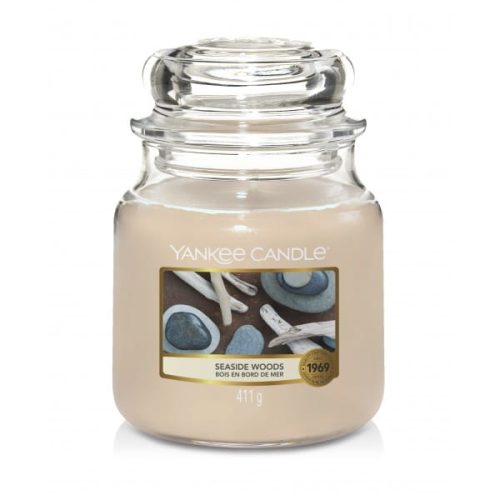 ŚWIECA ZAPACHOWA YANKEE CANDLE ŚREDNIA SEASIDE WOODS