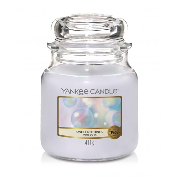 ŚWIECA ZAPACHOWA YANKEE CANDLE ŚREDNIA SWEET NOTHINGS