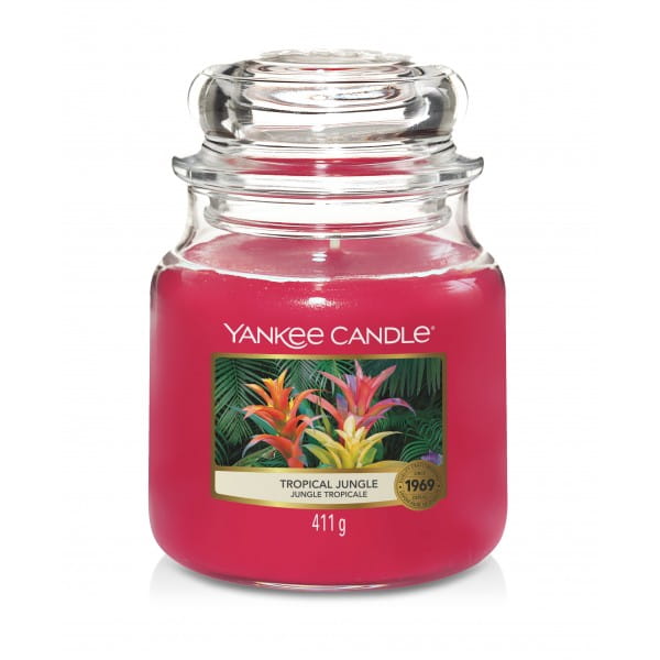 ŚWIECA ZAPACHOWA YANKEE CANDLE ŚREDNIA TROPICAL JUNGLE