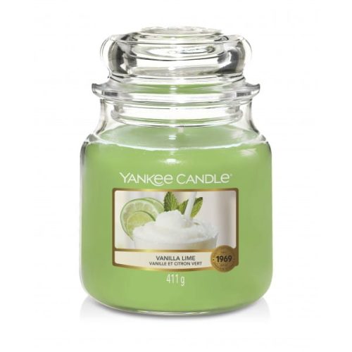 ŚWIECA ZAPACHOWA YANKEE CANDLE ŚREDNIA VANILLA LIME