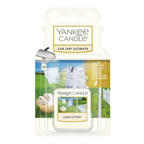 YANKEE CANDLE ZAWIESZKA DO AUTA ZAPACH SAMOCHODOWY CLEAN COTTON