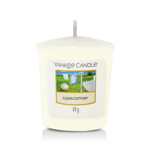 ŚWIECA ZAPACHOWA VOTIVE YANKEE CANDLE CLEAN COTTON