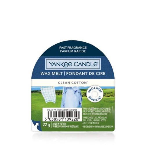 WOSK ZAPACHOWY YANKEE CANDLE CLEAN COTTON 22g