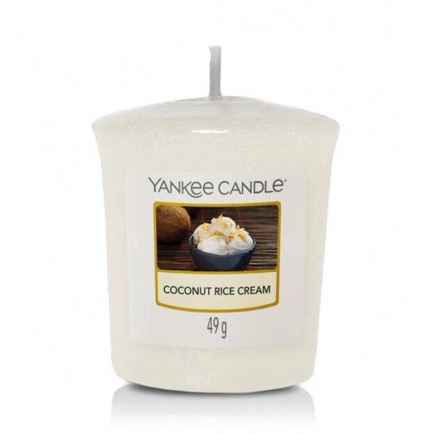 ŚWIECA ZAPACHOWA VOTIVE YANKEE CANDLE COCONUT RICE CREAM