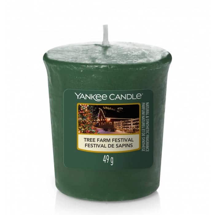ŚWIECA ZAPACHOWA VOTIVE YANKEE CANDLE EVERGREEN MIST