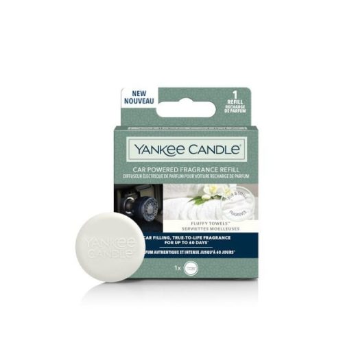 YANKEE CANDLE ELEKTRYCZNY ODŚWIEŻACZ DO SAMOCHODU UZUPEŁNIACZ FLUFFY TOWELS