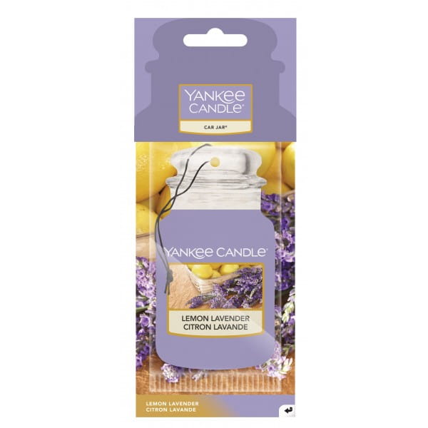 YANKEE CANDLE ZAWIESZKA DO AUTA ZAPACH SAMOCHODOWY LEMON LAVENDER