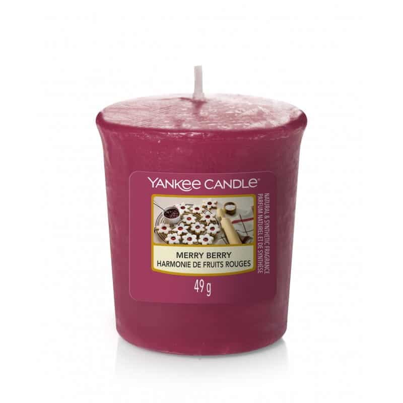 ŚWIECA ZAPACHOWA VOTIVE YANKEE CANDLE MERRY BERRY