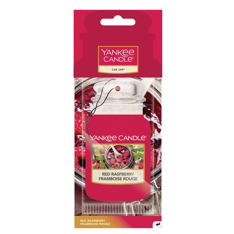 YANKEE CANDLE ZAWIESZKA DO AUTA ZAPACH SAMOCHODOWY RED RASPBERRY