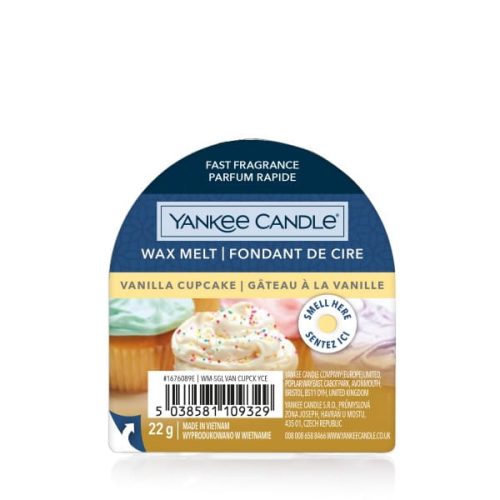WOSK ZAPACHOWY YANKEE CANDLE VANILLA CUPCAKE 22g