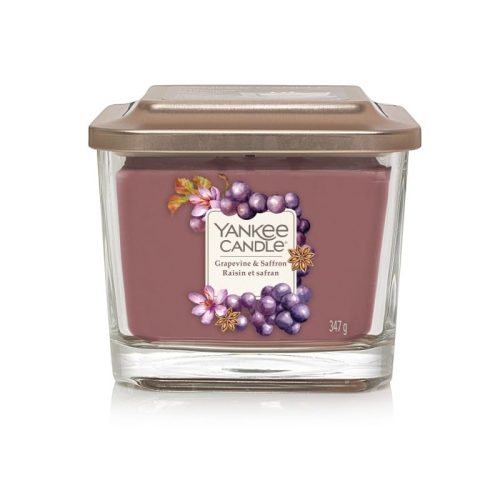 ŚWIECA ZAPACHOWA YANKEE CANDLE ŚREDNIA GRAPEVINE AND SAFFRON