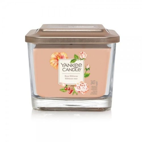ŚWIECA ZAPACHOWA YANKEE CANDLE ŚREDNIA ROSE HIBISCUS