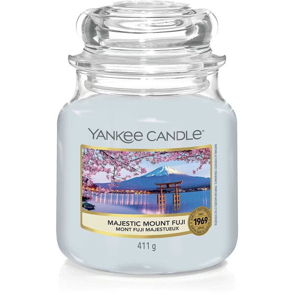 ŚWIECA ZAPACHOWA YANKEE CANDLE ŚREDNIA MAJESTIC MOUNT FUJI